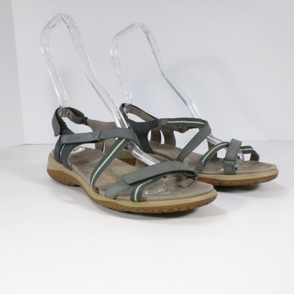 ecco green sandals